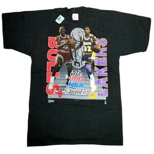 CHICAGO BULLS NBA FINALS 1991 MICHARL JORDAN TSHIRT AUTHENTUC SALEM Sz M NWTS!